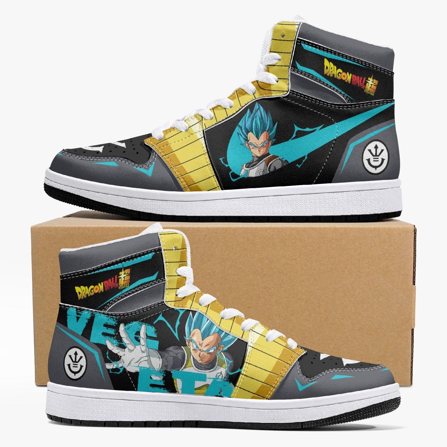 vegeta super saiyan blue dragon ball z j force shoes 9er37 - Dragon Ball Shoes